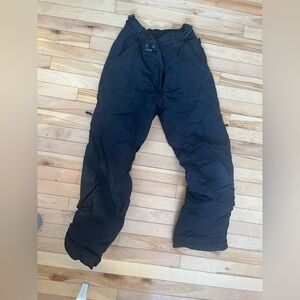 Black snow Pants